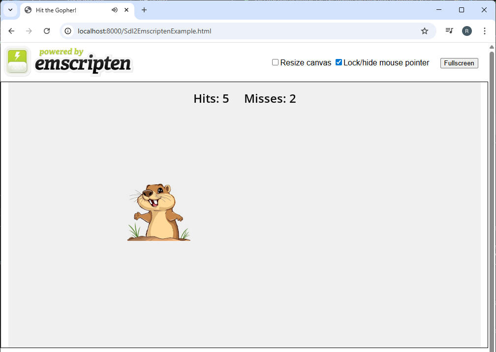 Hit the Gopher!