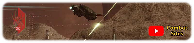 Photo of an Ishkur in a Rogue Drone combat site