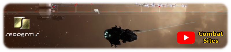 Photo of an Ishkur in a Serpentis combat site